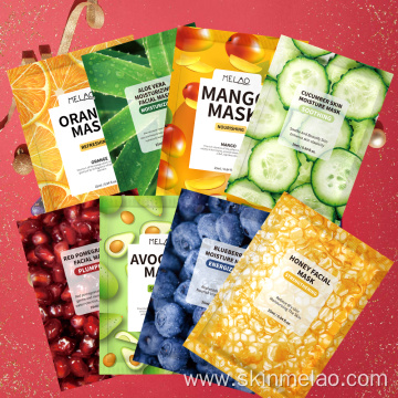 Organic Facial Fruit Sheet Mask